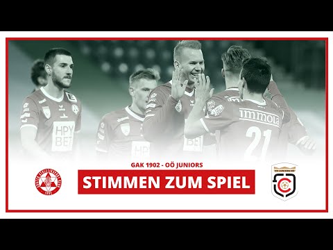 Stimmen zum  Spiel: GAK 1902 - OÖ Juniors