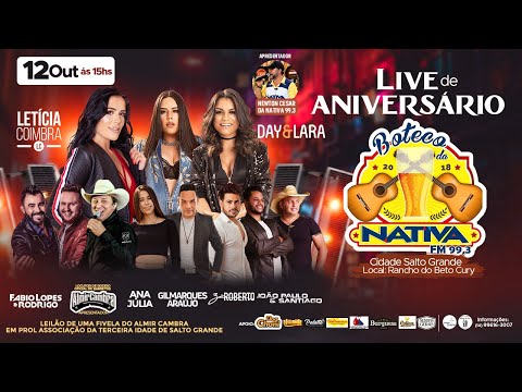 LIVE DE ANIVERSÁRIO - LETÍCIA COIMBRA, DAY E LARA E CONVIDADOS