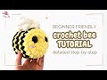 Step By Step Tutorial On How To Crochet A Bee In Roughly 30 Minutes Quick Easy Amigurumi Bee