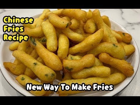 Chinese Fries Recipe /Completely New Way To Make Fries By Yasmin Cooking Video