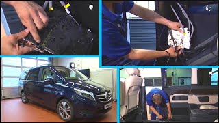 How to Remove the Electric Controller Unit of the Sliding Door on a Mercedes-Benz - V-Class