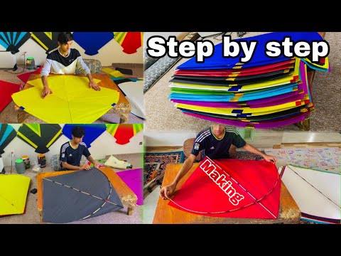 Professional kite Making🤩🪁🥰Mera Personal 2.5 Taway Start ogaye 2024 Basant k lia😍😍
