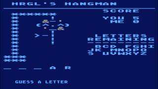 Hangman 1.5 for the Atari 8-bit family