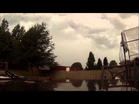 20150810: NE Huntsville, AL: Shelf Cloud, Whale's Mouth & Strong Winds