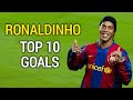 Ronaldinho Top 10 Goals For Barcelona