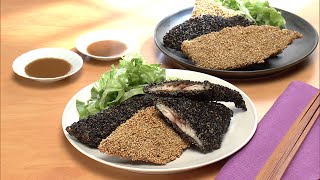 【3分クッキング公式】あじのごま揚げ