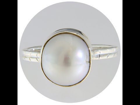 Inel Argint 925 Perla de Cultura Naturala - Delicat si Elegant