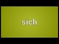 Sich Meaning