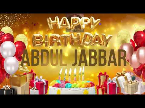 ABDUL JABBAR - Happy Birthday Abdul Jabbar #عبد الجبار