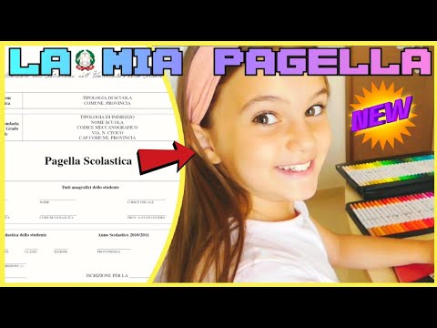 Farò la QUARTA ELEMENTARE! Leggiamo i voti della mia PAGELLA per la prima volta  insieme ai FANS🥰