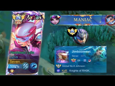 GLOBAL LYLIA VS GLOBAL JOHNSON IN MTHICAL IMMORTAL | LYLIA MANIAC | GLOBAL LYLIA VS 399 STAR JOHNSON