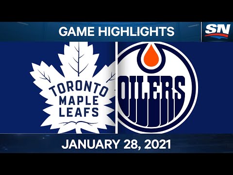 NHL Game Highlights | Maple Leafs vs. Oilers - Jan. 28, 2021