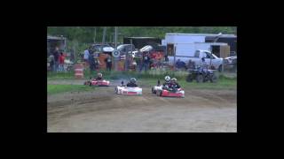 preview picture of video 'Dodge City Speedway Go Kart Races 7-1-2011 Part 1.mp4'