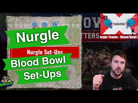 Nurgle Team Set-Up Formations for Blood Bowl - Blood Bowl 2020 (Bonehead Podcast)