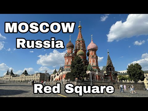 Moscow walking tour | Walk along the Red Square and the center of Moscow, Russia | 4K