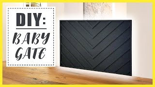 DIY BABY GATE | no drilling required