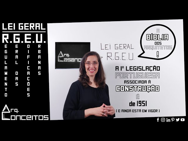 A BÍBLIA DA CONSTRUÇÃO: a 1ª legislação portuguesa de 1951 que ainda está em vigor! Descobre o RGEU