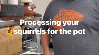 Tips for better tasting small game like squirrels, rabbit, coon, and opossum.