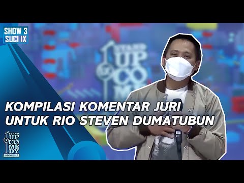 [KOMPILASI] Komentar Juri untuk Rio Steven Dumatubun: Kalo Ngomel, Jangan Cengar-Cengir - SUCI IX