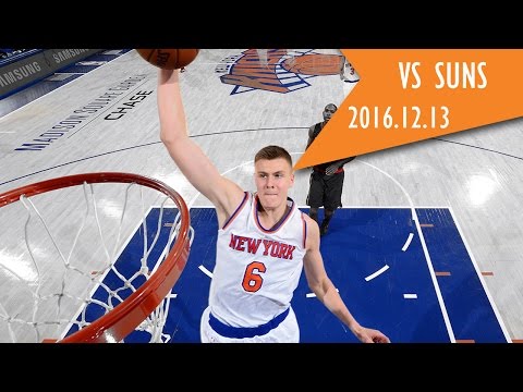 Kristaps Porzingis Full Highlights vs Suns 2016.12.13 34Pts 8Rebs 52%FG