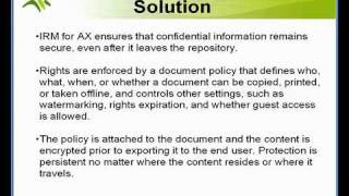 AX IRM - Part 1.mov