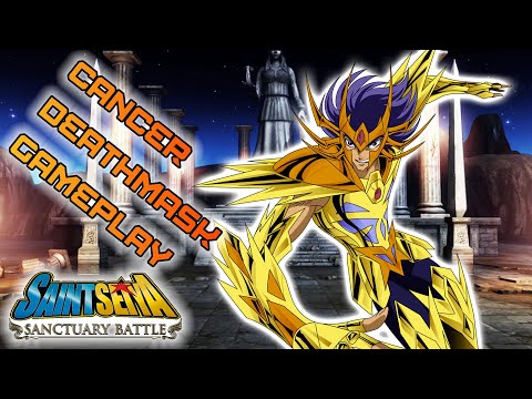 Cancer Deathmask Gamplay: Saint seiya sanctuary battle