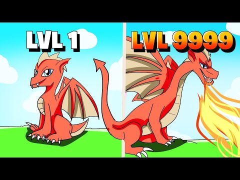 EVOLUI MEU DRAGÃO DO NÍVEL 1 ATÉ NÍVEL 999999999999