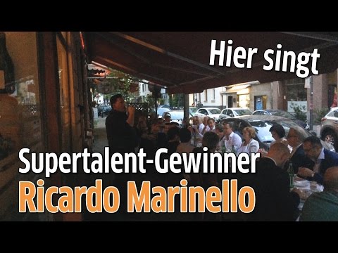 Supertalent-Gewinner Ricardo Marinello singt in der Kölner Südstadt