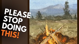 My Most Effective Watercolor Tip - Avoid this mistake!