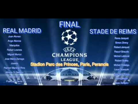 Final ( Champions European/ Champions League ) 1955/1956, REAL MADRID 4-3 STADE DE REIMS.