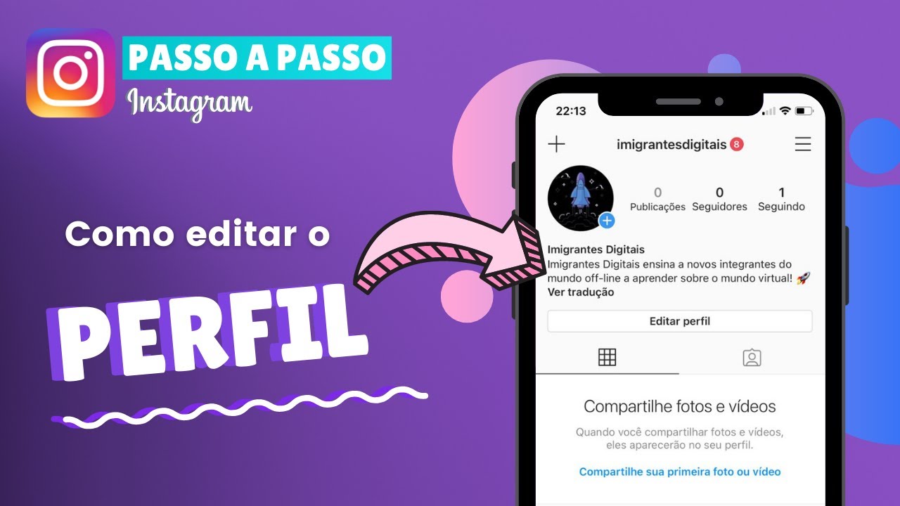 Como editar o perfil do Instagram