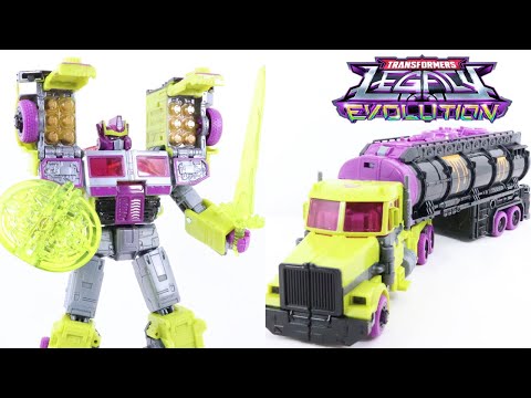 Transformers Legacy Evolution Leader Class G2 Universe Toxitron Review (4K)