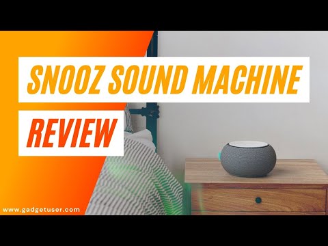 SNOOZ White Noise Sound Machine Review - Best Sleep Aid for Sleeplessness + Anxiety Relief