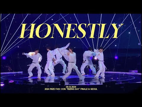 [Fancam] RIIZE - Honestly (FAN-CON 'RIIZING DAY' FINALE in SEOUL)