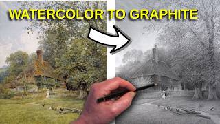 The Trick to Drawing Watercolour Paintings in Graphite