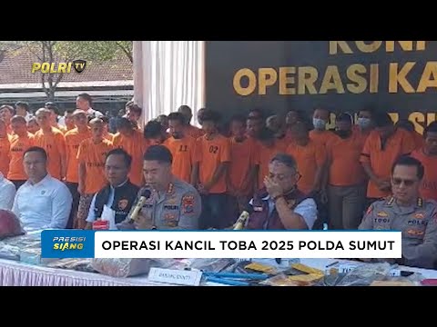 POLDA SUMUT KOMIT BERANTAS CURANMOR &amp; KEJAHATAN JALANAN MELALUI OPERASI KANCIL TOBA 2025