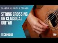 String Crossing On The Classical Guitar Right Hand Technique