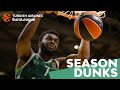 Josh Nebo | Season Dunks | 2021-22 Turkish Airlines EuroLeague