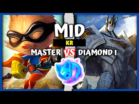 Korean Master Teemo Mid vs One Trick Galio - KR Rank S11