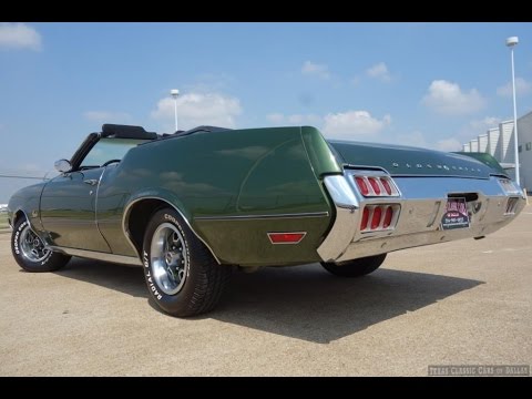 1972 Oldsmobile Cutlass Supreme Convertible Classic Video