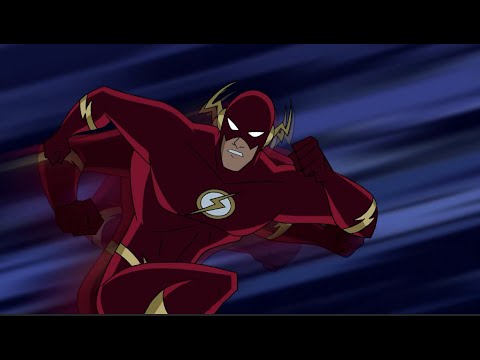 The Flash (DCAU) Powers and Fight Scenes - Justice League Season 2
