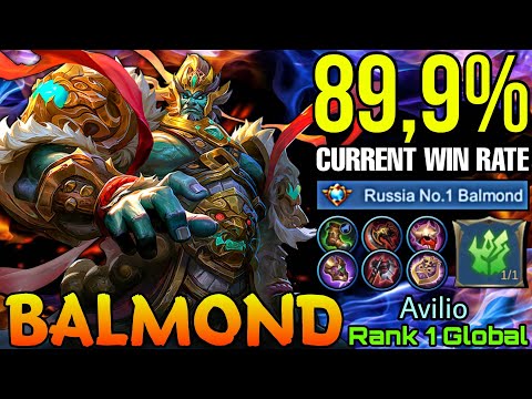 89,9% Win Rate S24 Balmond Legendary Jungler! - Top 1 Global Balmond by Avilio - Mobile Legends