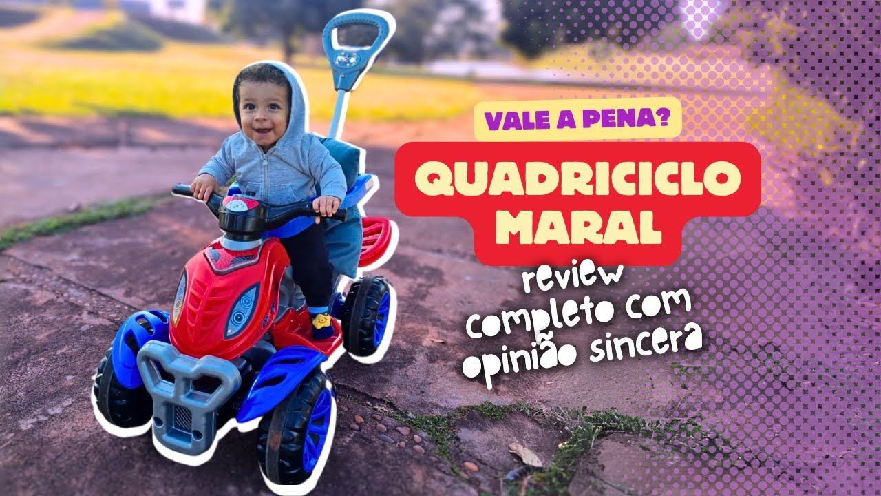Assistir no YouTube: QUADRICICLO INFANTIL da MARAL vale a pena? Guia de compra - Aline Olifre