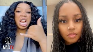 "U Worried About Us" LightSkinKeisha Goes Off On Coca Vango's "BM" Caylen! 🤬