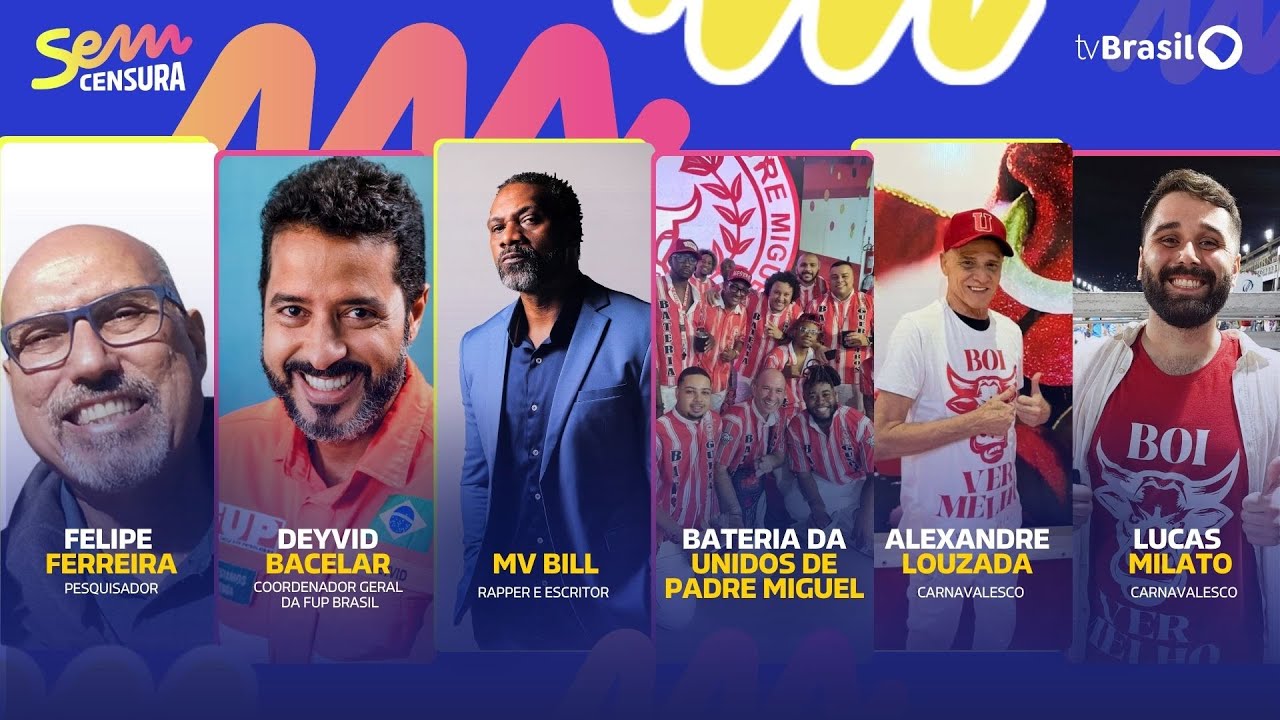 🔴 SEM CENSURA RECEBE MV BILL, FELIPE FERREIRA, LUCAS MILATO, ALEXANDRE LOUZADA E DEYVID BACELAR