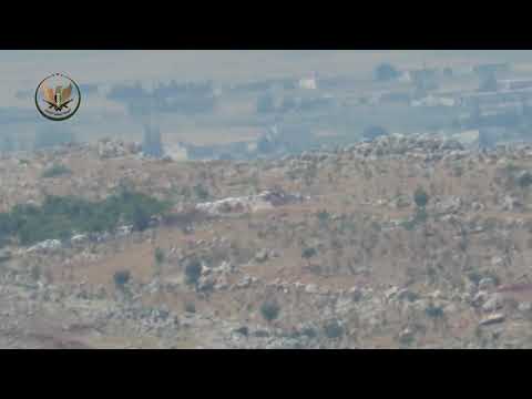 استهداف مقرات النظام بصاروخ تاو عل جبهة الكركات في ريف حماة من قبل فيلق المجد