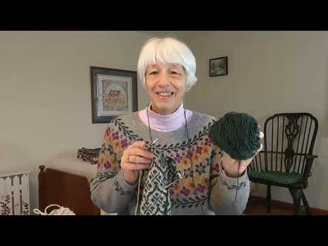 Tutorial: Hack for flat stranded knitting: the Portuguese Purl