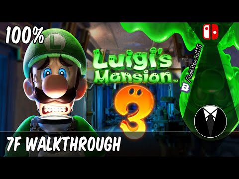 Luigi's Mansion 3 100% Walkthrough Part 7 - Garden Suites (7F)