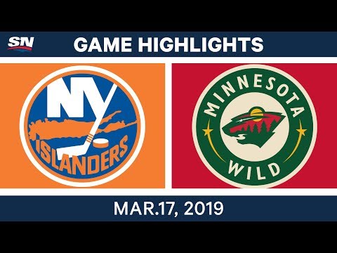 NHL Highlights | Islanders vs Wild – Mar 17, 2019