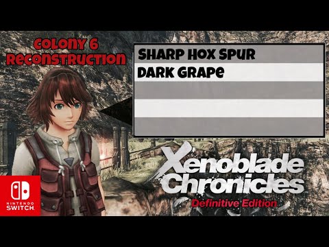 Nature Level 1 Sharp Hox Spur & Dark Grape Xenoblade Chronicles Definitive Edition (Colony 6)